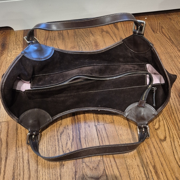 Dooney & Bourke Brown Classic Shoulder Bag - Picture 3 of 5